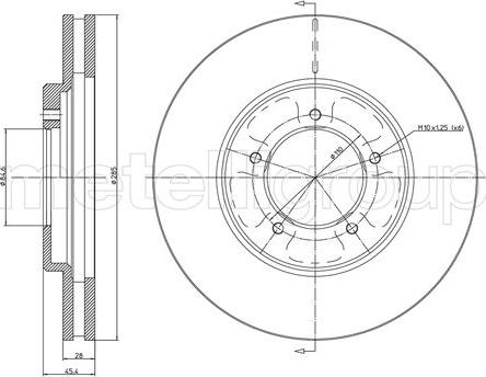 Cifam 800-1074C - Brake Disc autospares.lv