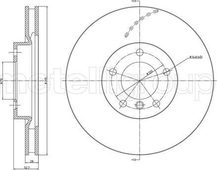 Cifam 800-1072C - Brake Disc autospares.lv