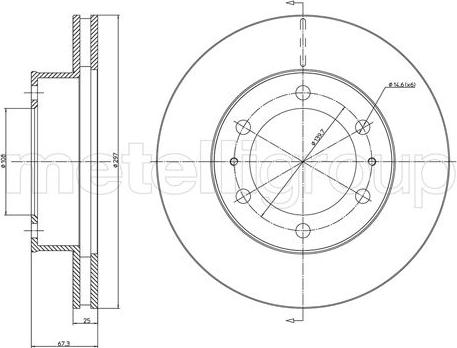 Cifam 800-1077C - Brake Disc autospares.lv