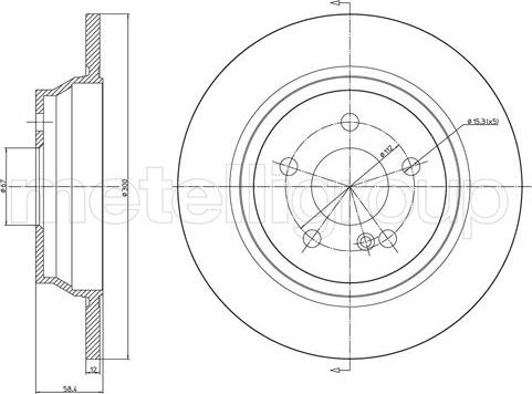 Cifam 800-1146C - Brake Disc autospares.lv