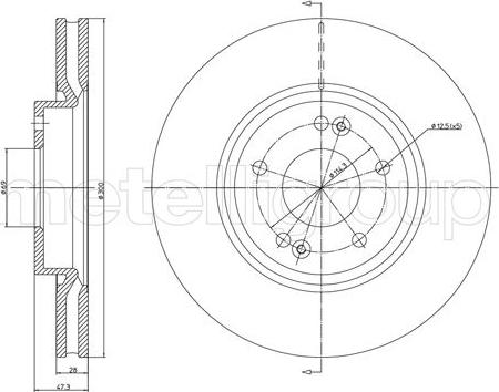 Cifam 800-1162C - Brake Disc autospares.lv