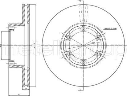 Cifam 800-116 - Brake Disc autospares.lv