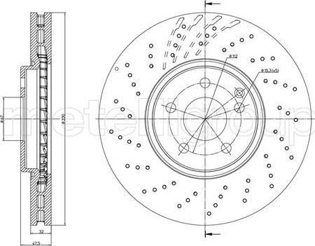 Cifam 800-1103FC - Brake Disc autospares.lv