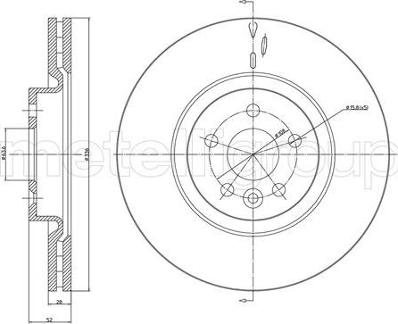 Cifam 800-1182C - Brake Disc autospares.lv