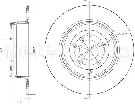 Cifam 800-1124C - Brake Disc autospares.lv