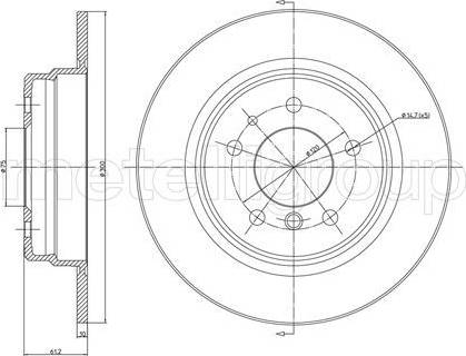 Cifam 800-189 - Brake Disc autospares.lv