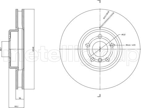 Cifam 800-1867C - Brake Disc autospares.lv