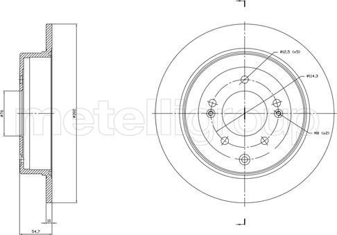 Cifam 800-1820C - Brake Disc autospares.lv