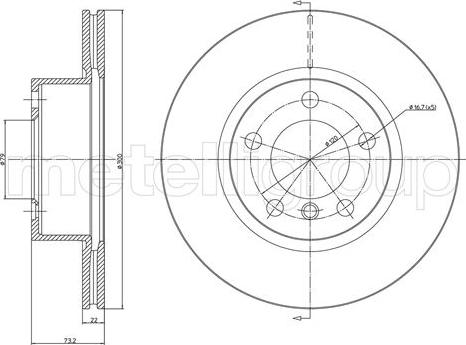 Cifam 800-1367C - Brake Disc autospares.lv