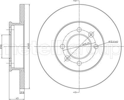 Cifam 800-136 - Brake Disc autospares.lv