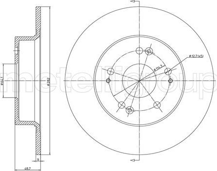 Cifam 800-1330C - Brake Disc autospares.lv