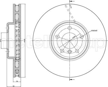 Cifam 800-1328C - Brake Disc autospares.lv