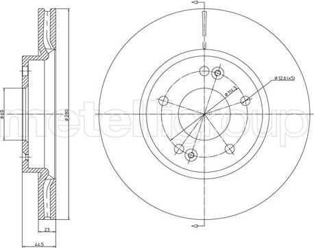 Cifam 800-1377C - Brake Disc autospares.lv