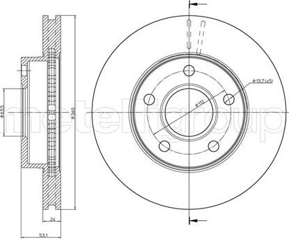 Cifam 800-120 - Brake Disc autospares.lv