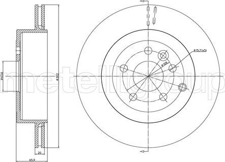 Cifam 800-1219C - Brake Disc autospares.lv