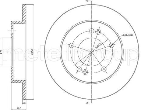 Cifam 800-1284C - Brake Disc autospares.lv