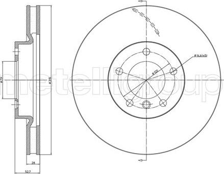 Cifam 800-1233C - Brake Disc autospares.lv