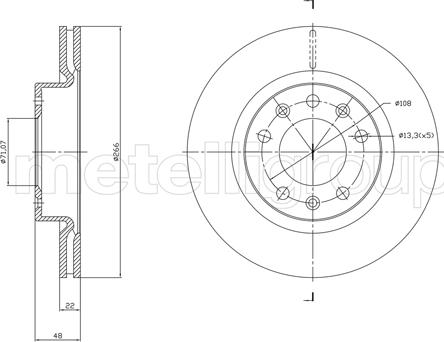 Cifam 800-1765C - Brake Disc autospares.lv