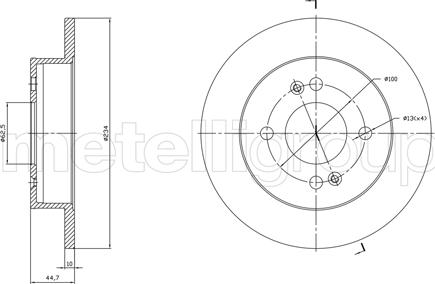 Cifam 800-1761C - Brake Disc autospares.lv