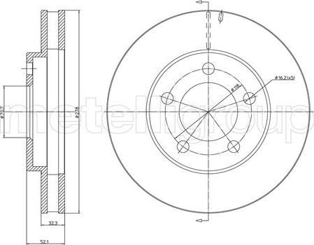 Cifam 800-1720C - Brake Disc autospares.lv