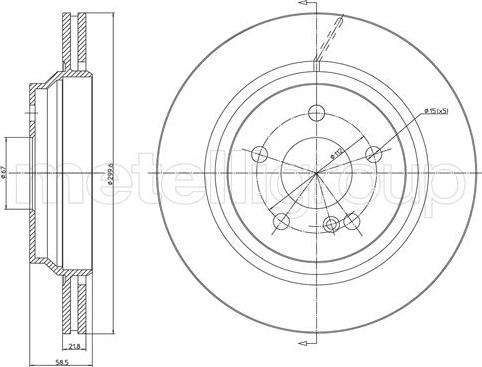 Cifam 800-1727C - Brake Disc autospares.lv