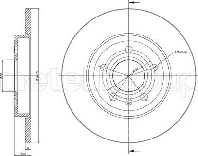 Cifam 800-855C - Brake Disc autospares.lv