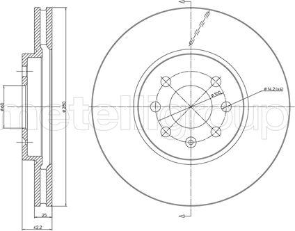 Cifam 800-800C - Brake Disc autospares.lv