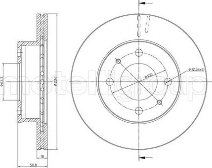 Cifam 800-836 - Brake Disc autospares.lv