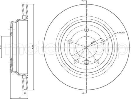 Cifam 800-398C - Brake Disc autospares.lv