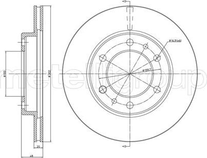 Cifam 800-364 - Brake Disc autospares.lv