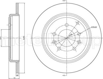 Cifam 800-303 - Brake Disc autospares.lv