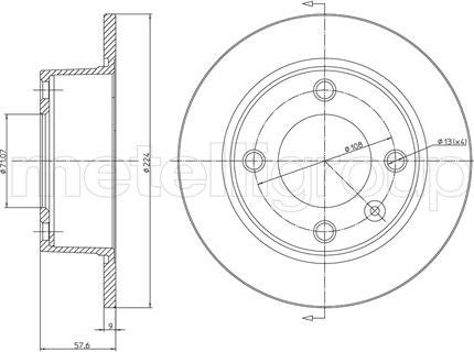 Cifam 800-319 - Brake Disc autospares.lv