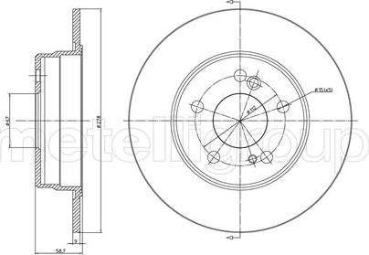 Cifam 800-299 - Brake Disc autospares.lv