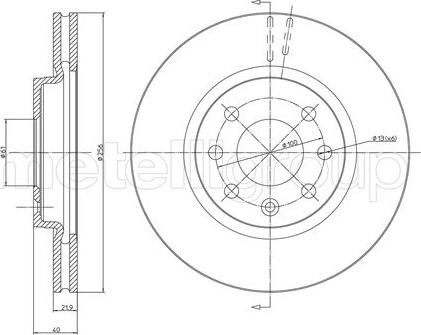 Cifam 800-294 - Brake Disc autospares.lv