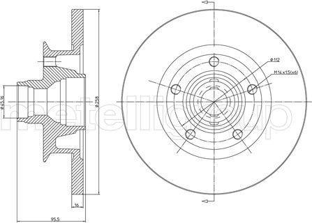 Cifam 800-292 - Brake Disc autospares.lv