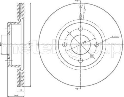 Cifam 800-240 - Brake Disc autospares.lv