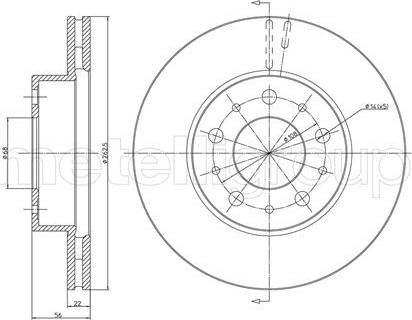 Cifam 800-200 - Brake Disc autospares.lv