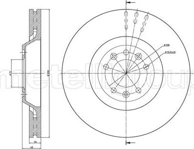 Cifam 800-793C - Brake Disc autospares.lv