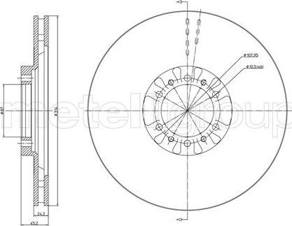 Cifam 800-709 - Brake Disc autospares.lv