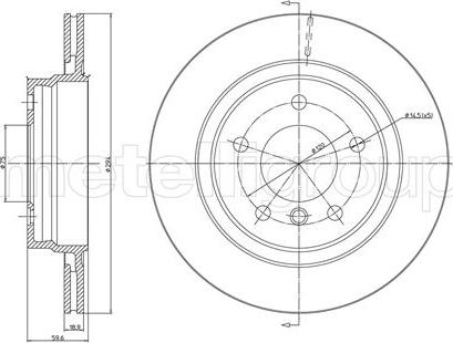 Cifam 800-704C - Brake Disc autospares.lv