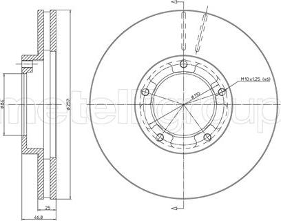 Cifam 800-716 - Brake Disc autospares.lv