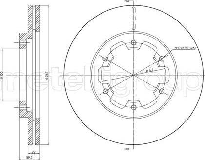 Cifam 800-710 - Brake Disc autospares.lv