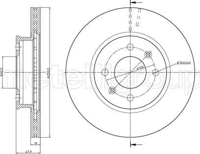 Cifam 800-788 - Brake Disc autospares.lv