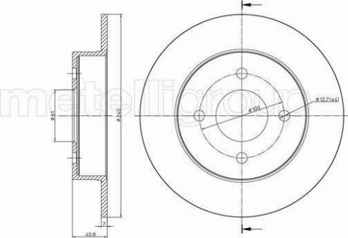 Cifam 800-720 - Brake Disc autospares.lv