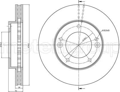 Cifam 800-776C - Brake Disc autospares.lv