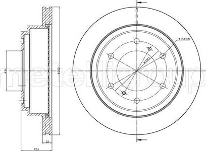 Cifam 800-778C - Brake Disc autospares.lv