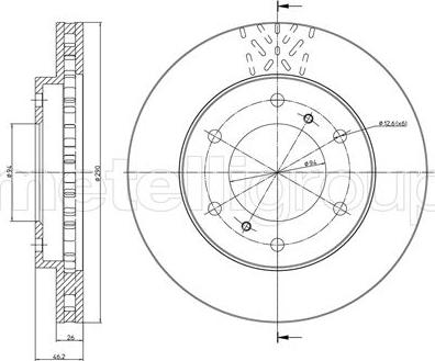 Cifam 800-777C - Brake Disc autospares.lv