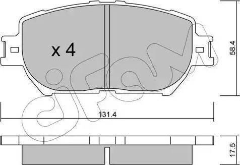 BOSCH 0 986 AB2 094 - Brake Pad Set, disc brake autospares.lv