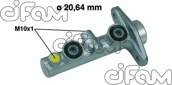 Cifam 202-497 - Brake Master Cylinder autospares.lv