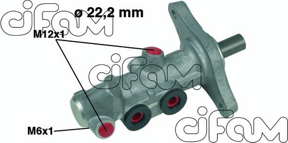 Cifam 202-459 - Brake Master Cylinder autospares.lv